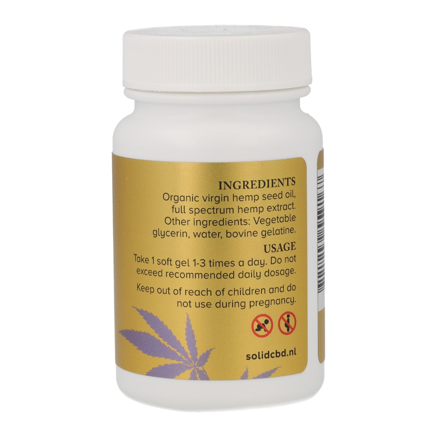 CBD Capsules Full Spectrum - 30 x 30mg - SOLID