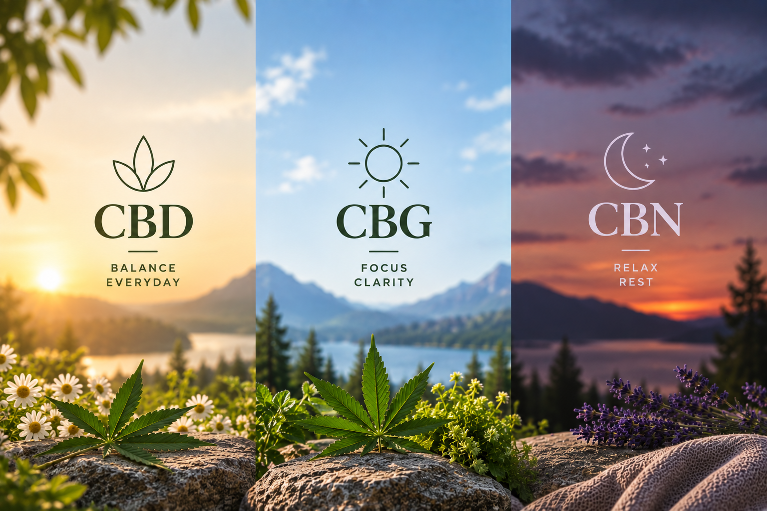 CBD, CBG en CBN: wat zijn de verschillen en welke past bij jou?