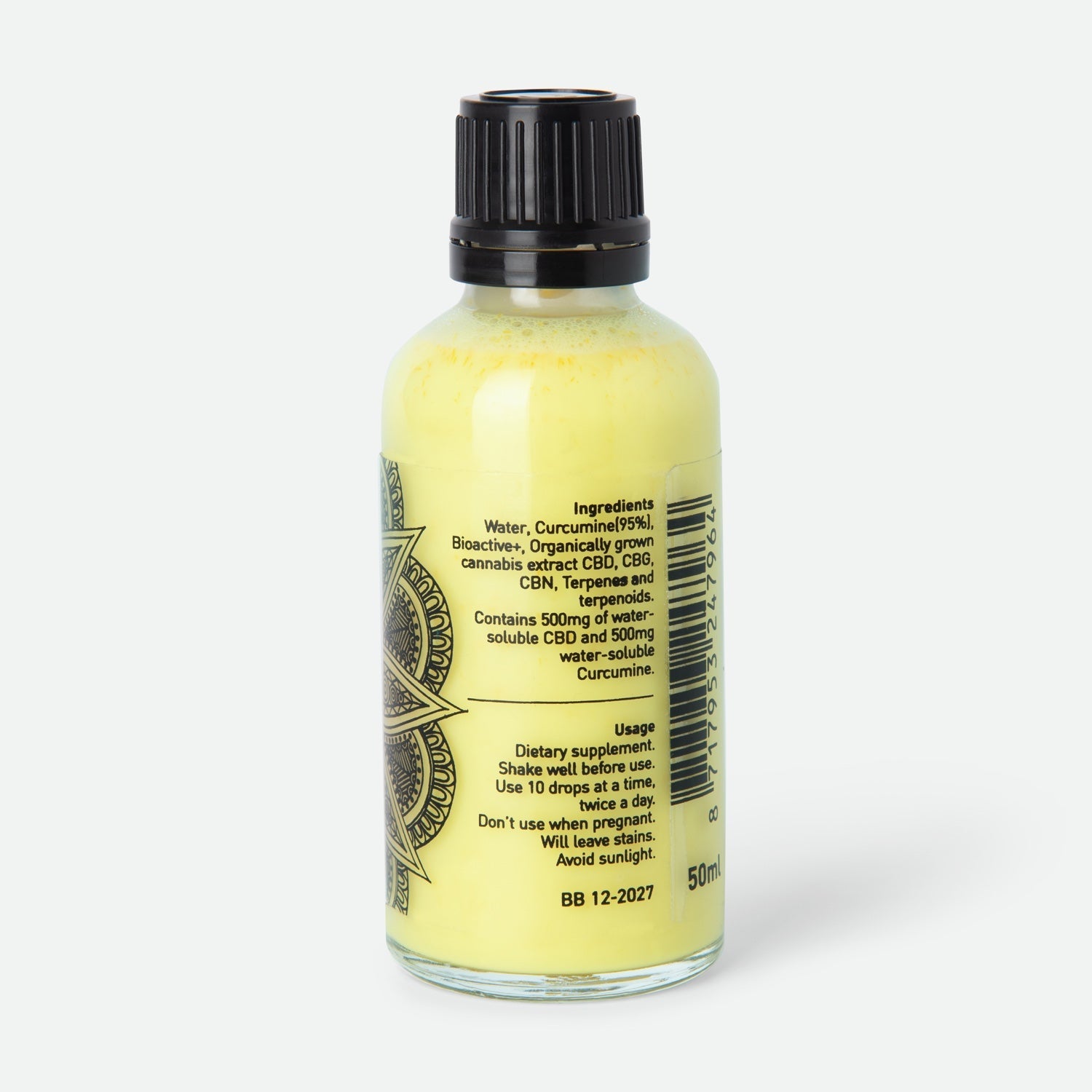 CBDactive+ 1% Curcumine Druppels van Dutch Natural Healing – afbeelding 4