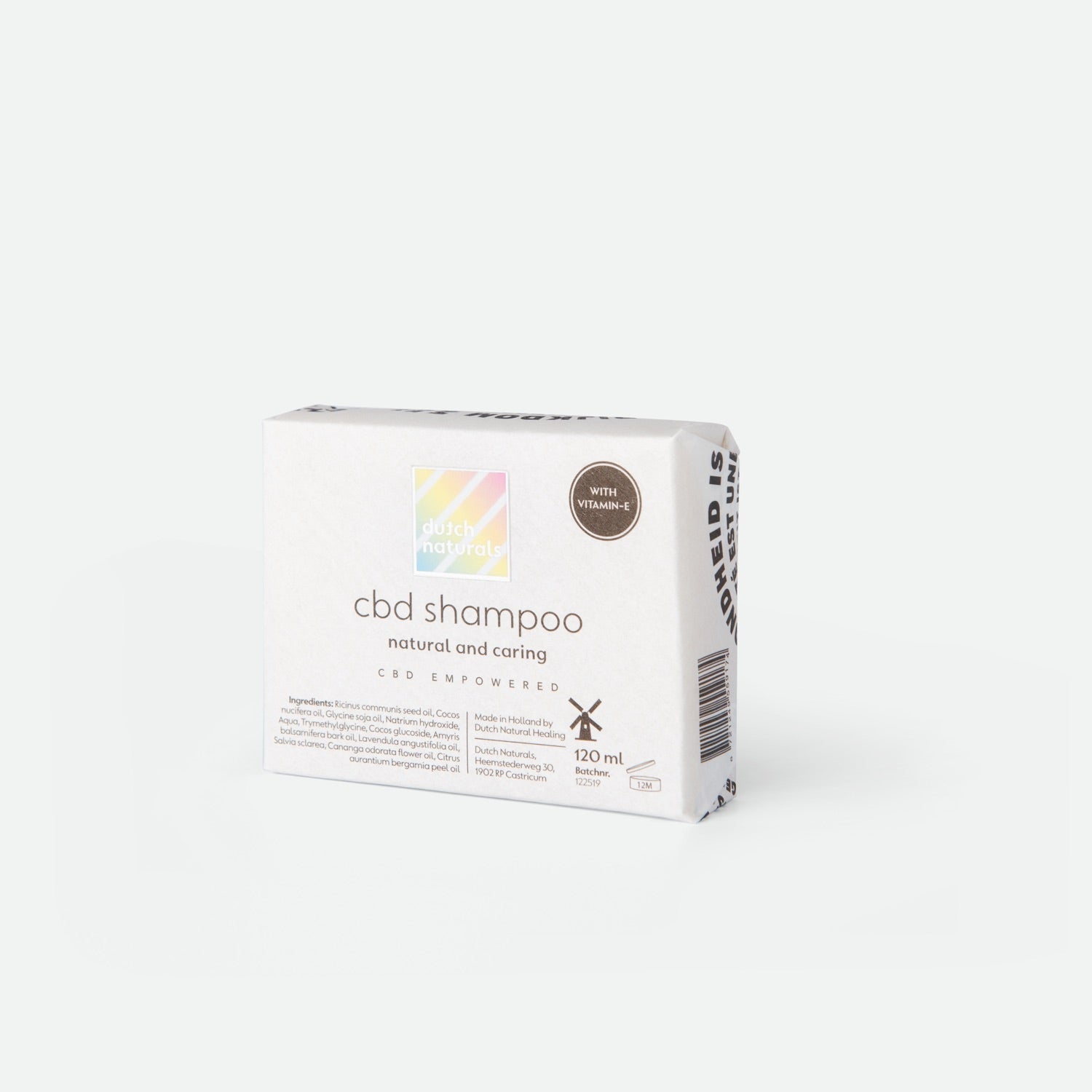CBD Shampoo Bar 100 mg van Dutch Natural Healing