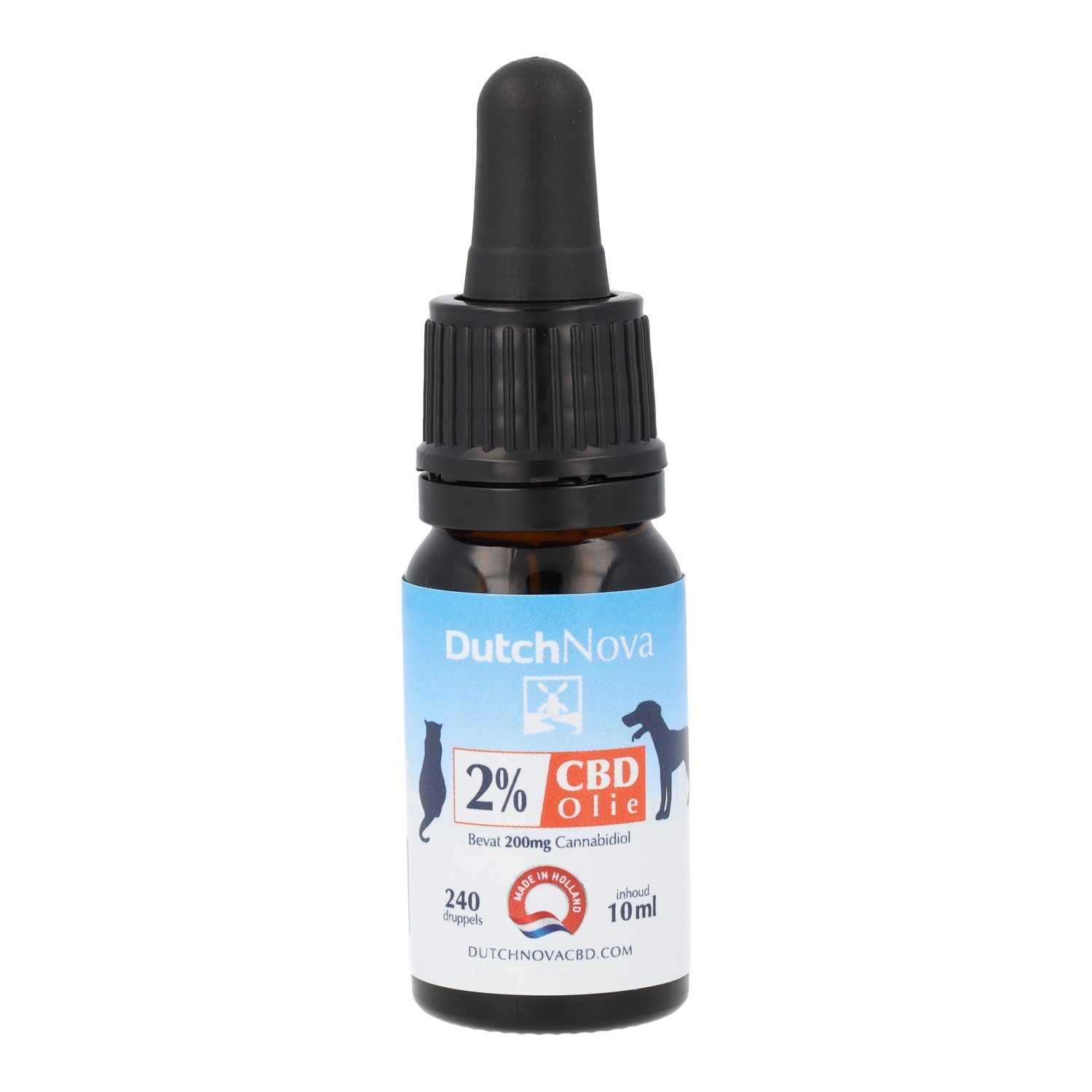 CBD olie voor dieren 2% - 10ml (200mg) van DutchNova