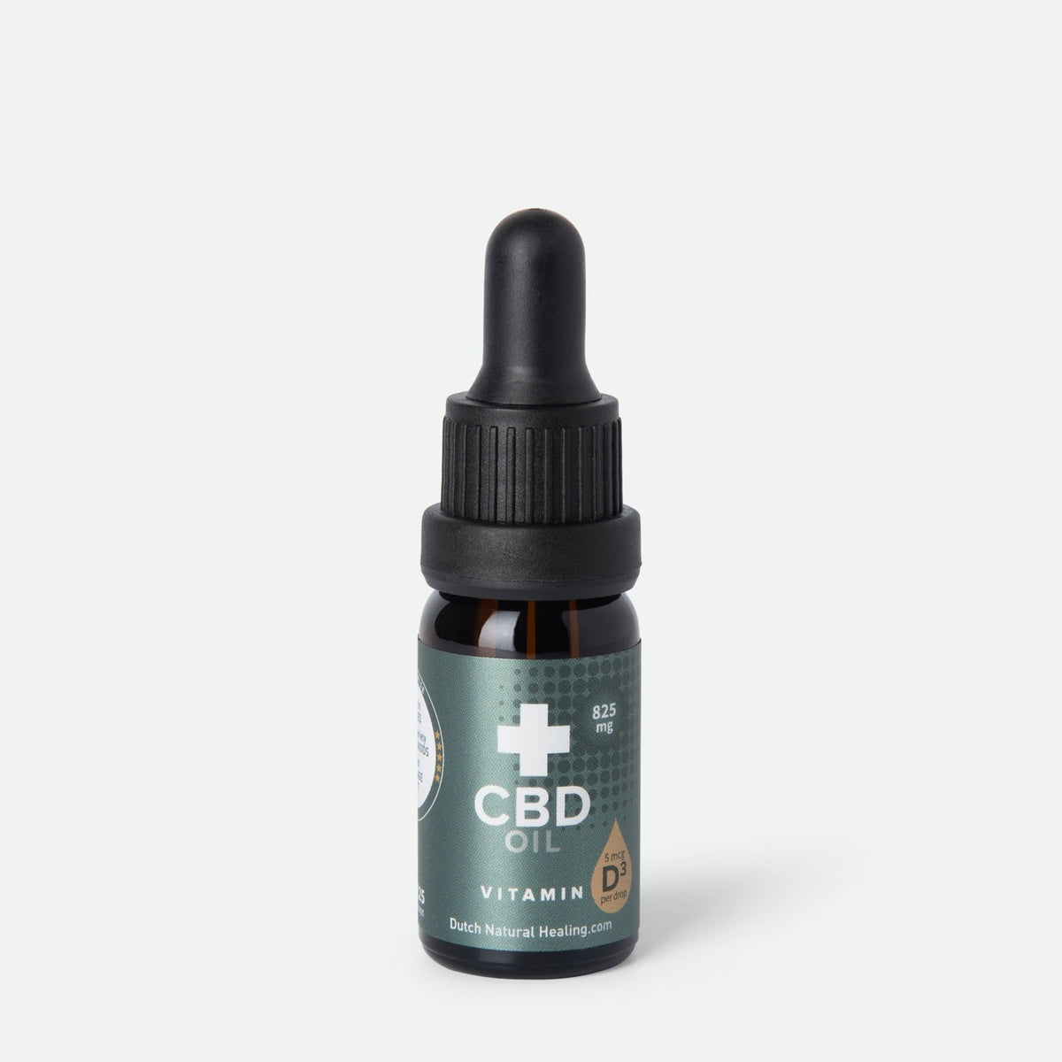 CBD Olie 8% met Vitamine D3 van Dutch Natural Healing, flesje 10 ml