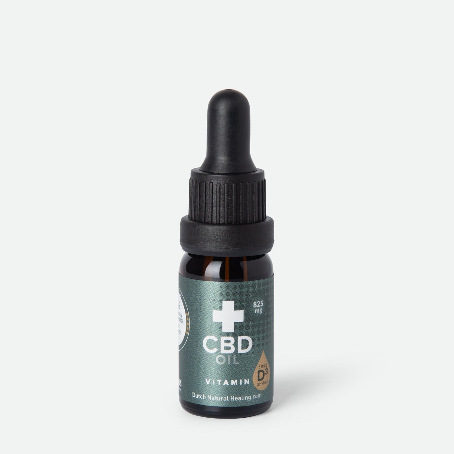 CBD Olie 8% met Vitamine D3 van Dutch Natural Healing, flesje 10 ml