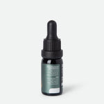 CBD Olie 8% met Vitamine D3 van Dutch Natural Healing, etiket achterkant 10 ml