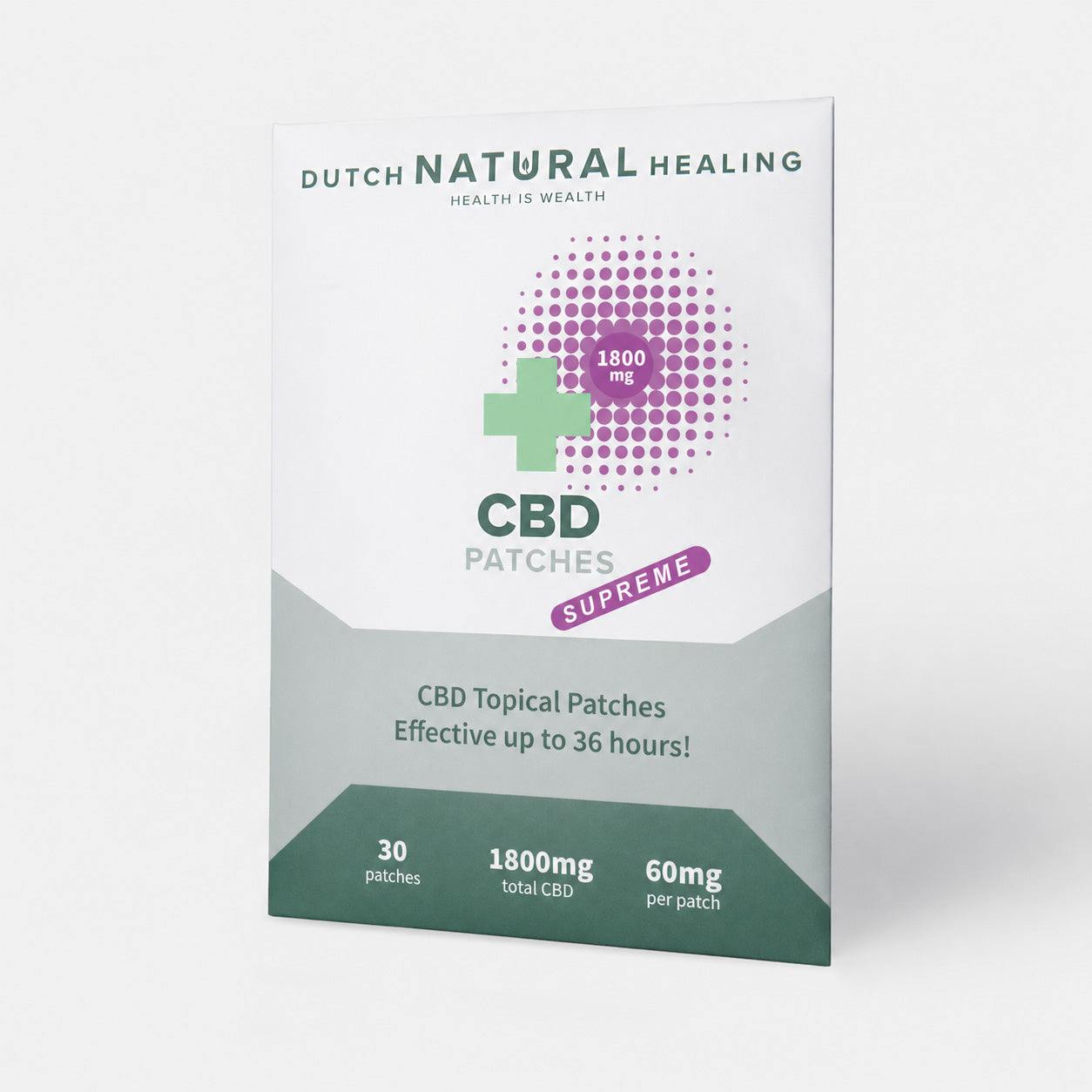 CBD Pleisters Supreme 30 x 60 mg van Dutch Natural Healing