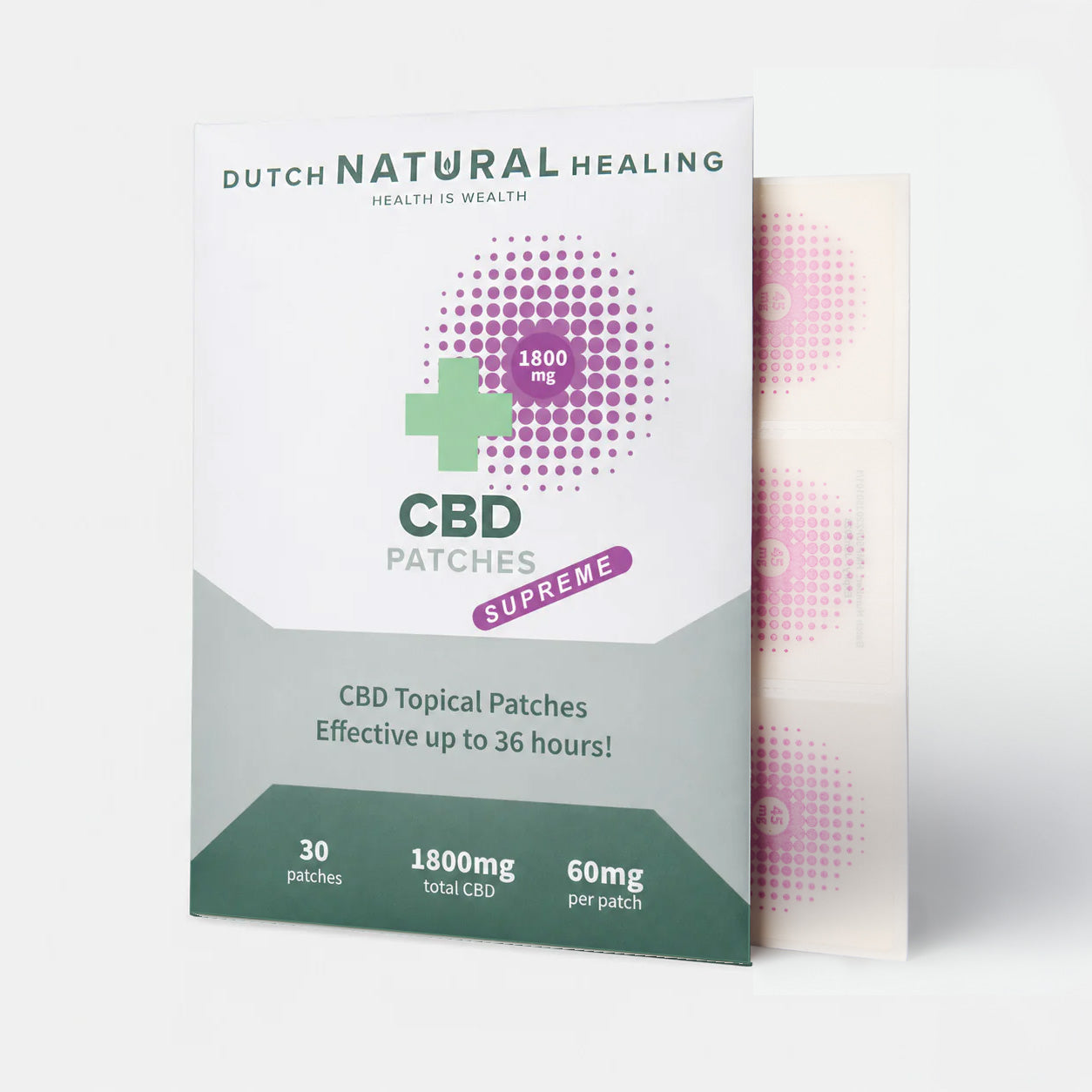 CBD Pleisters Supreme 30 x 60 mg van Dutch Natural Healing – afbeelding 2