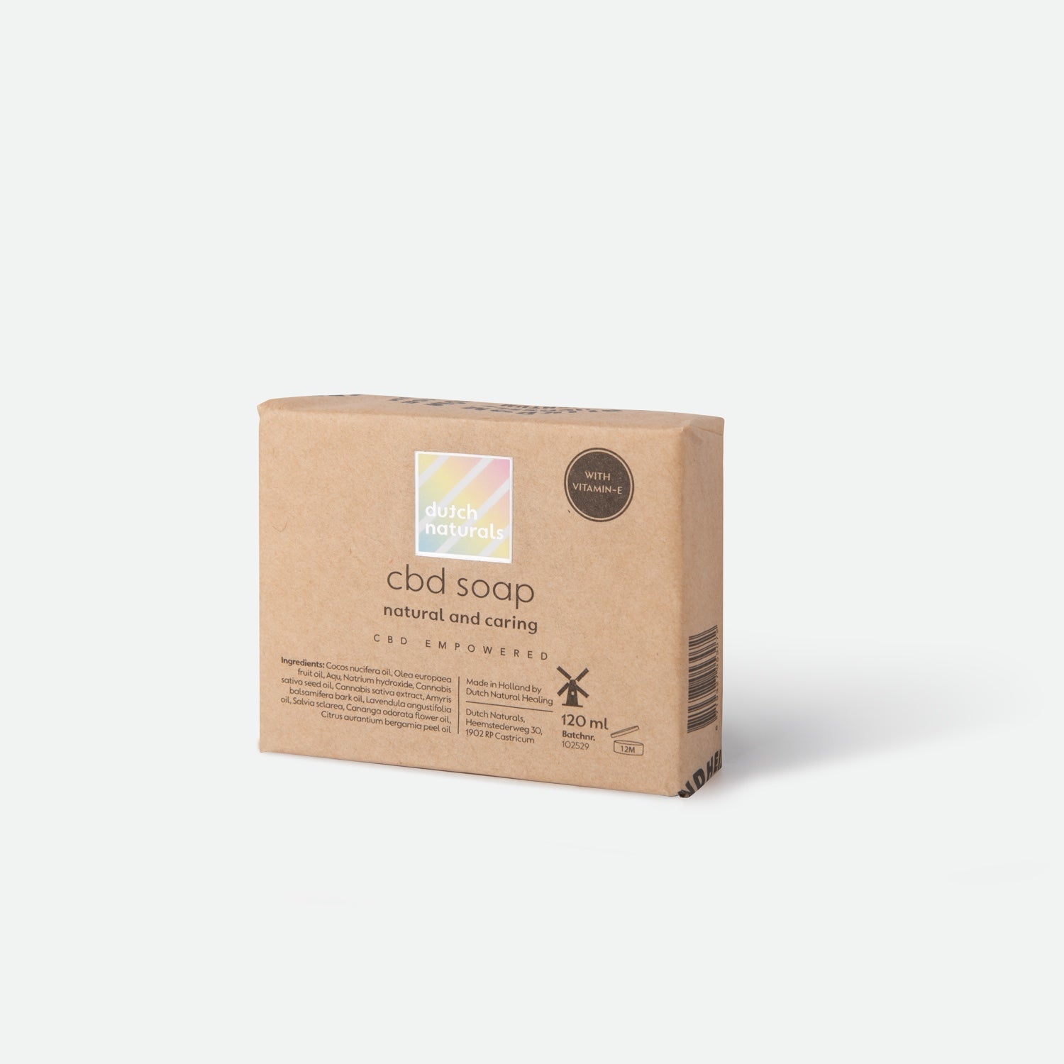 CBD Zeep 100 mg zeepblok van Dutch Natural Healing