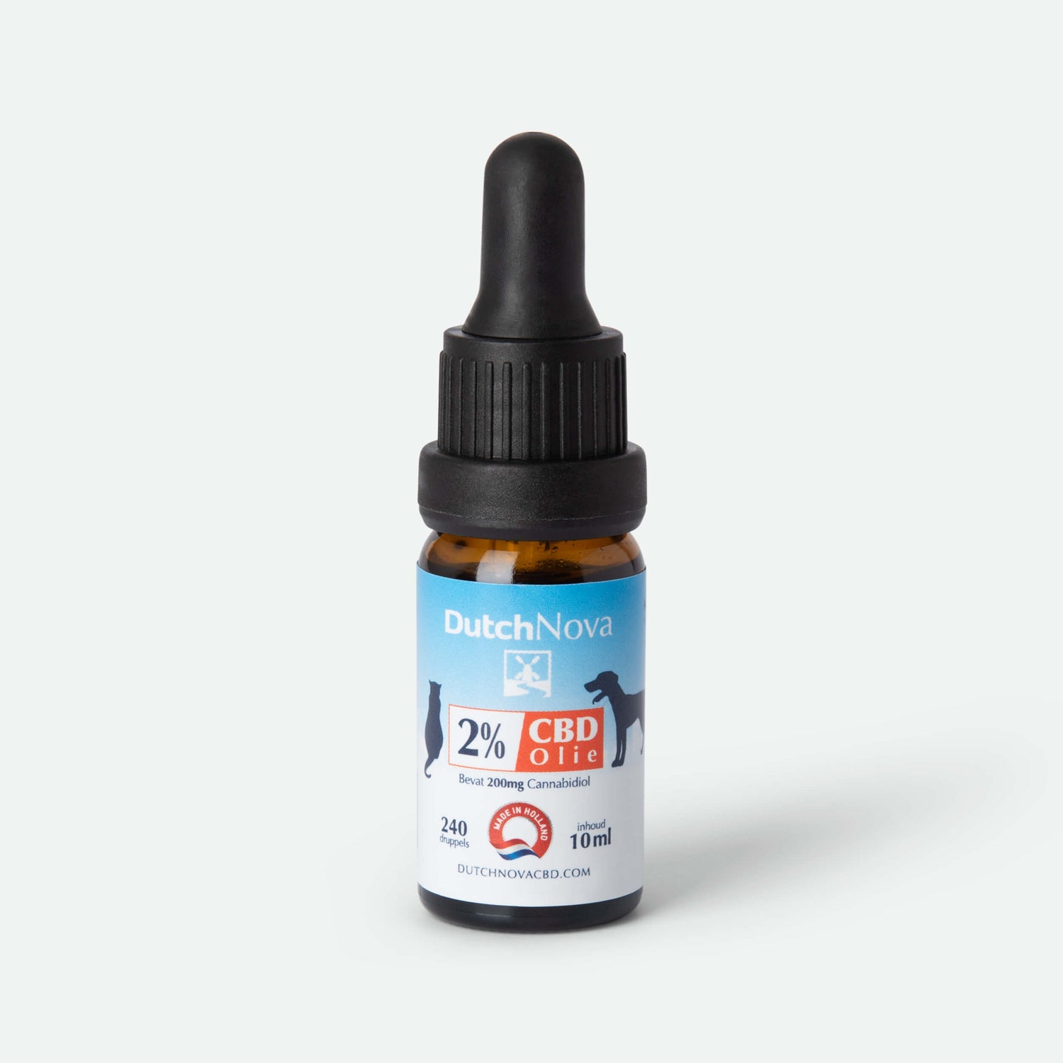 CBD olie voor dieren 2% - 10ml (200mg) van DutchNova