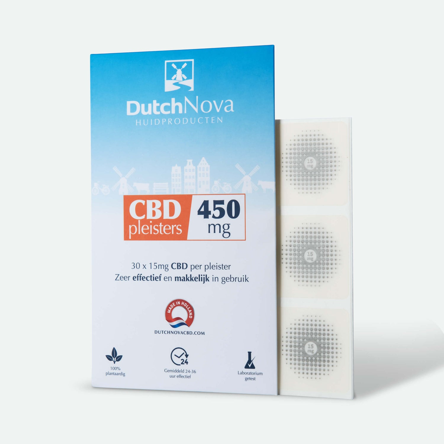 CBD Pleisters 450mg - 30 x 15mg Cannabidiol