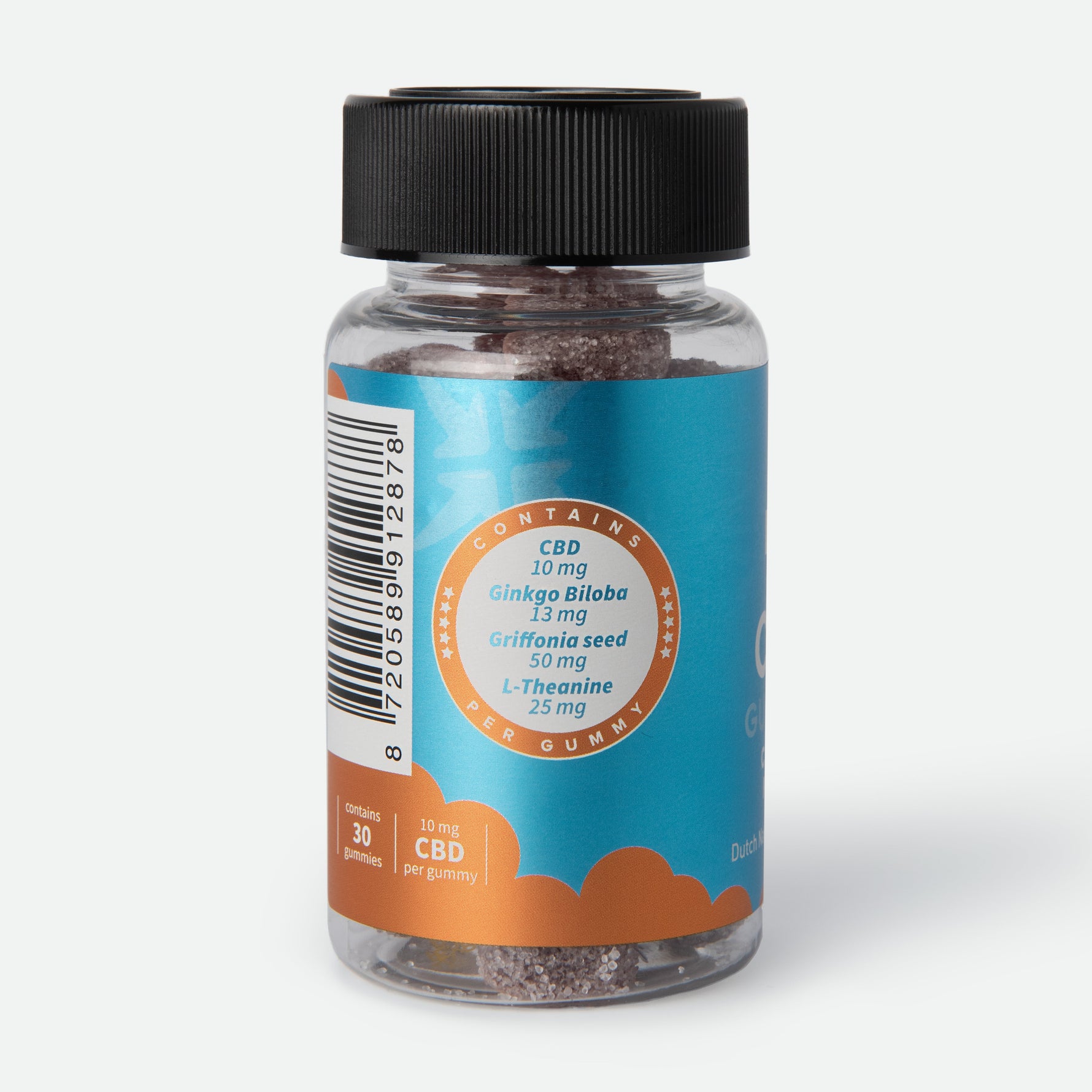 Clear Mind CBD Gummies 30 x 10 mg van Dutch Natural Healing – afbeelding 3