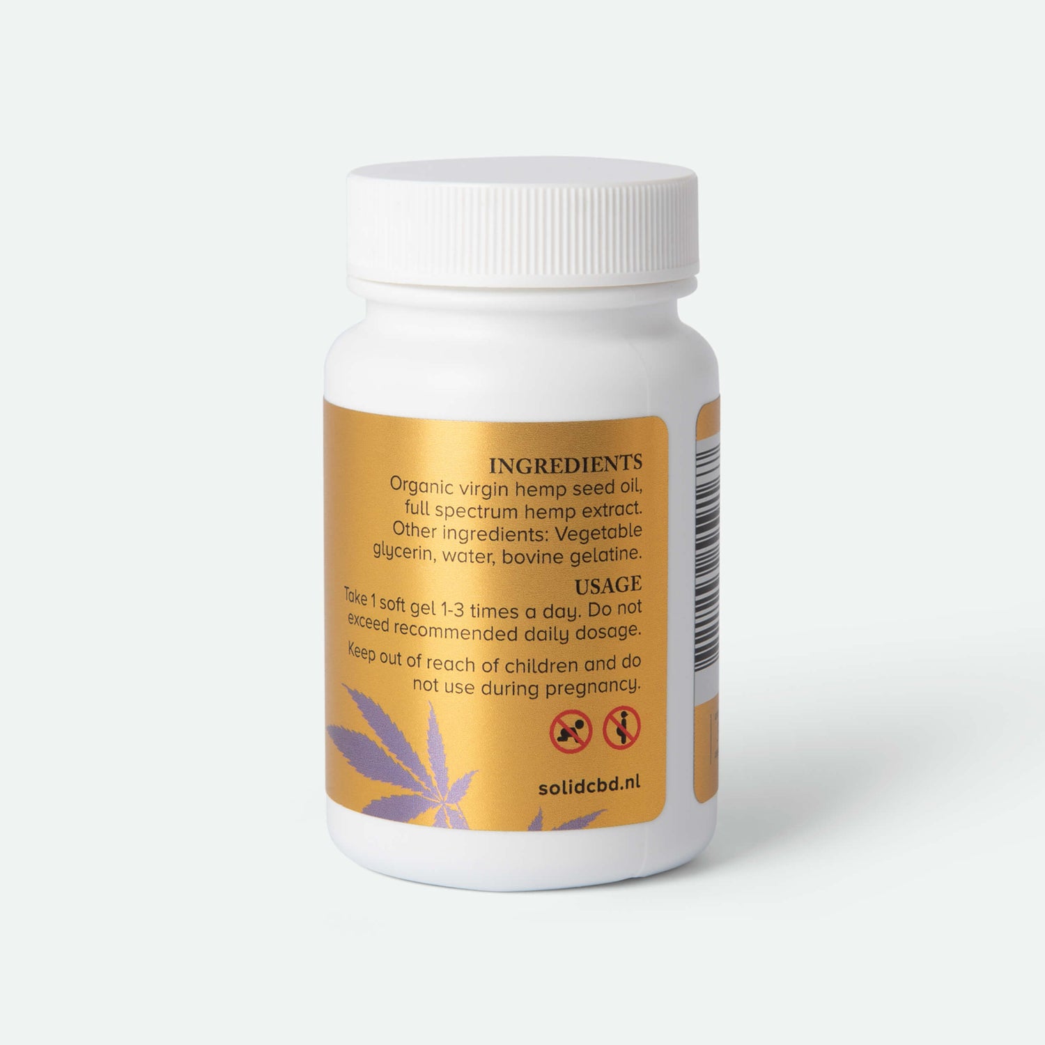 CBD Capsules Full Spectrum - 30 x 30mg - SOLID