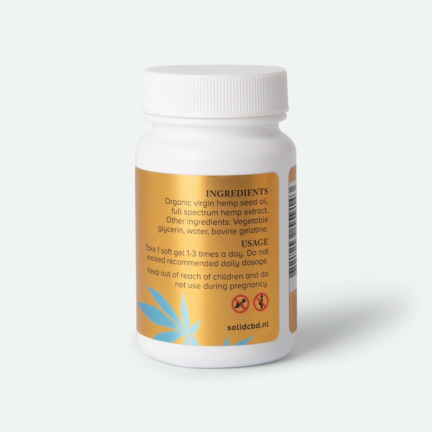 CBD Capsules Full Spectrum - 30 x 10mg - SOLID